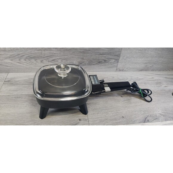 Vintage 805B Toastmaster 7 Inch Square Skillet Works-Pyrex Lid - Picture 3 of 16